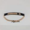 Zancan Bracciale Uomo In Acciaio Rose Con Piastrina Gioielli Zancan Hi-Teck