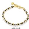 Ananda 925 Bracciale Argento E Pietre Naturali Ananda925