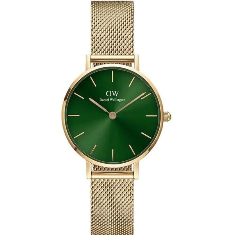 Daniel Wellington Orologio Daniel Wellington Petite Emerald 28 Gold Green