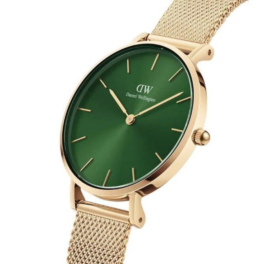 Daniel Wellington Orologio Daniel Wellington Petite Emerald 28 Gold Green