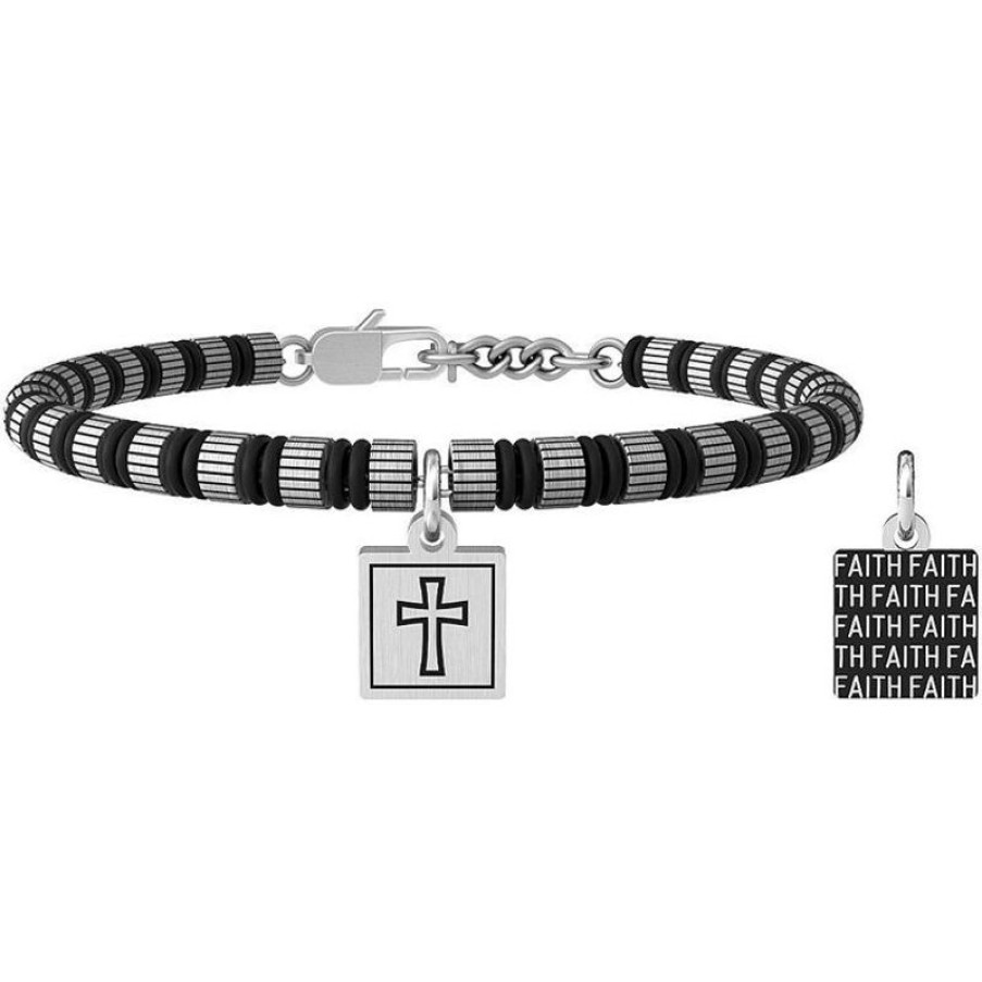 Kidult Bracciale Uomo Croce Gioielli Kidult Sprituality