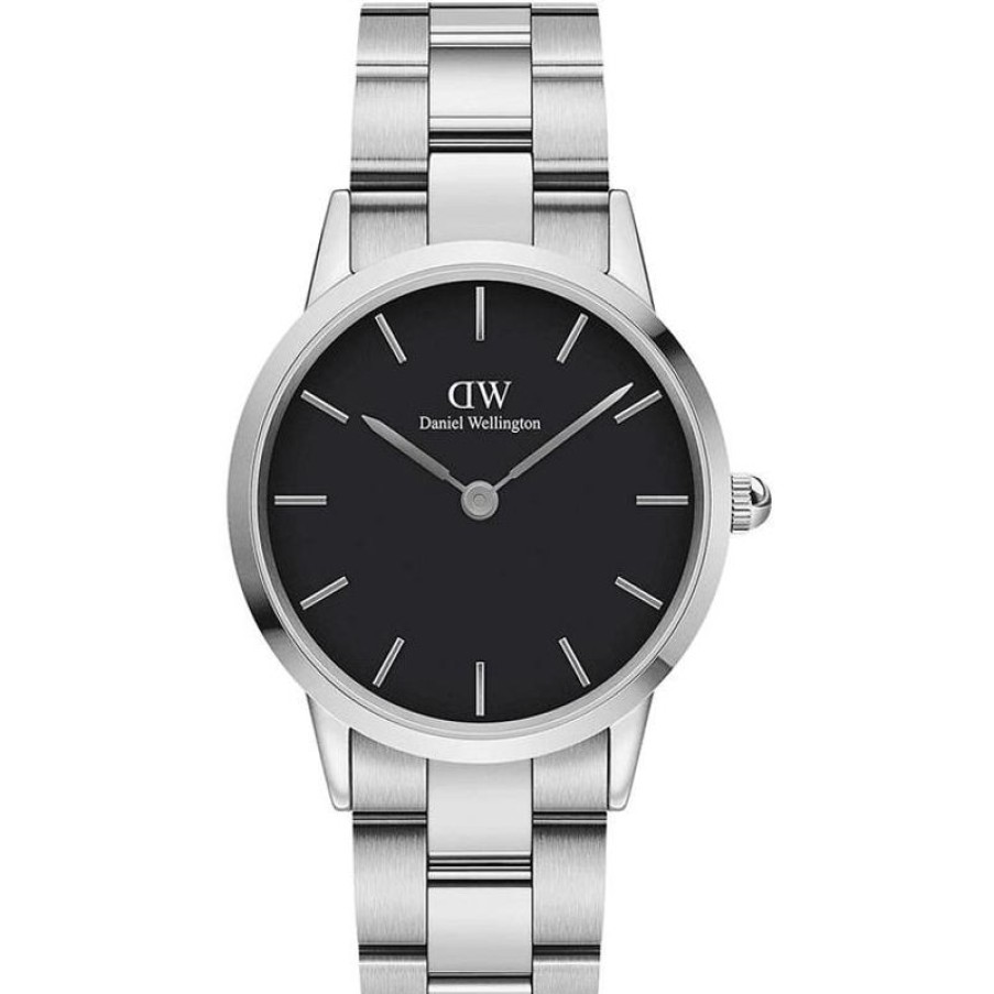 Daniel Wellington Orologio Daniel Wellington Iconic Link Silver Black 28 Mm