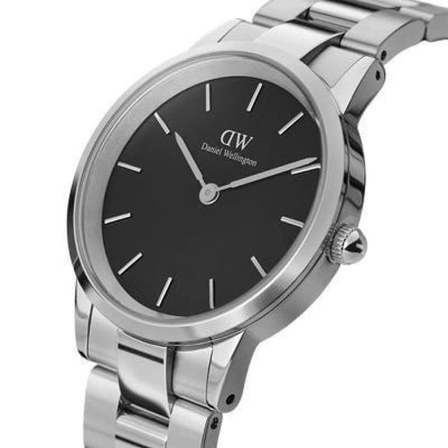 Daniel Wellington Orologio Daniel Wellington Iconic Link Silver Black 28 Mm