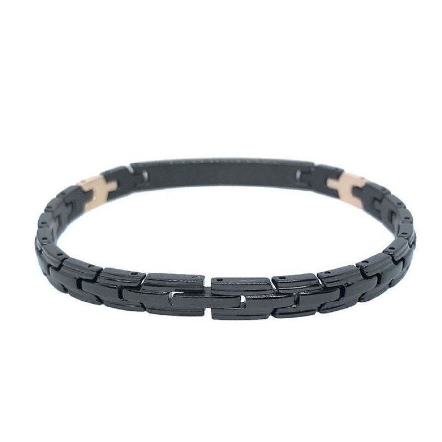 Zancan Bracciale Uomo In Acciaio Gioielli Zancan Hi-Teck| Ehb200