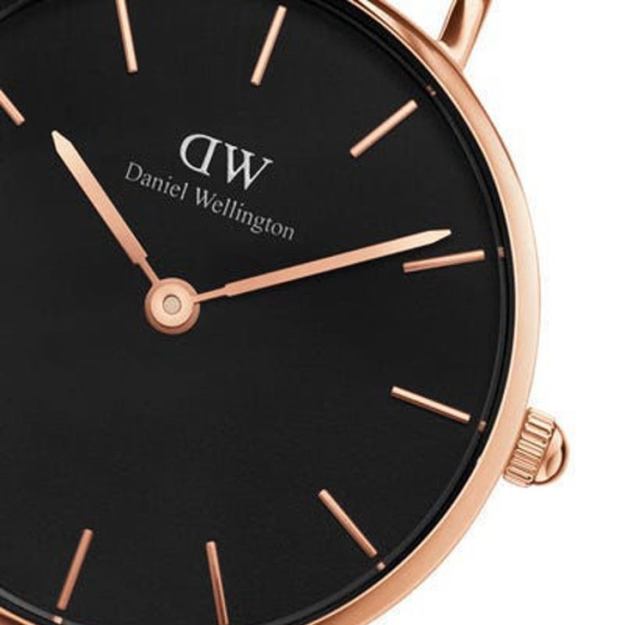 Daniel Wellington Orologio Donna Daniel Wellingtone Petite Merlose Gold Black 28 Mm