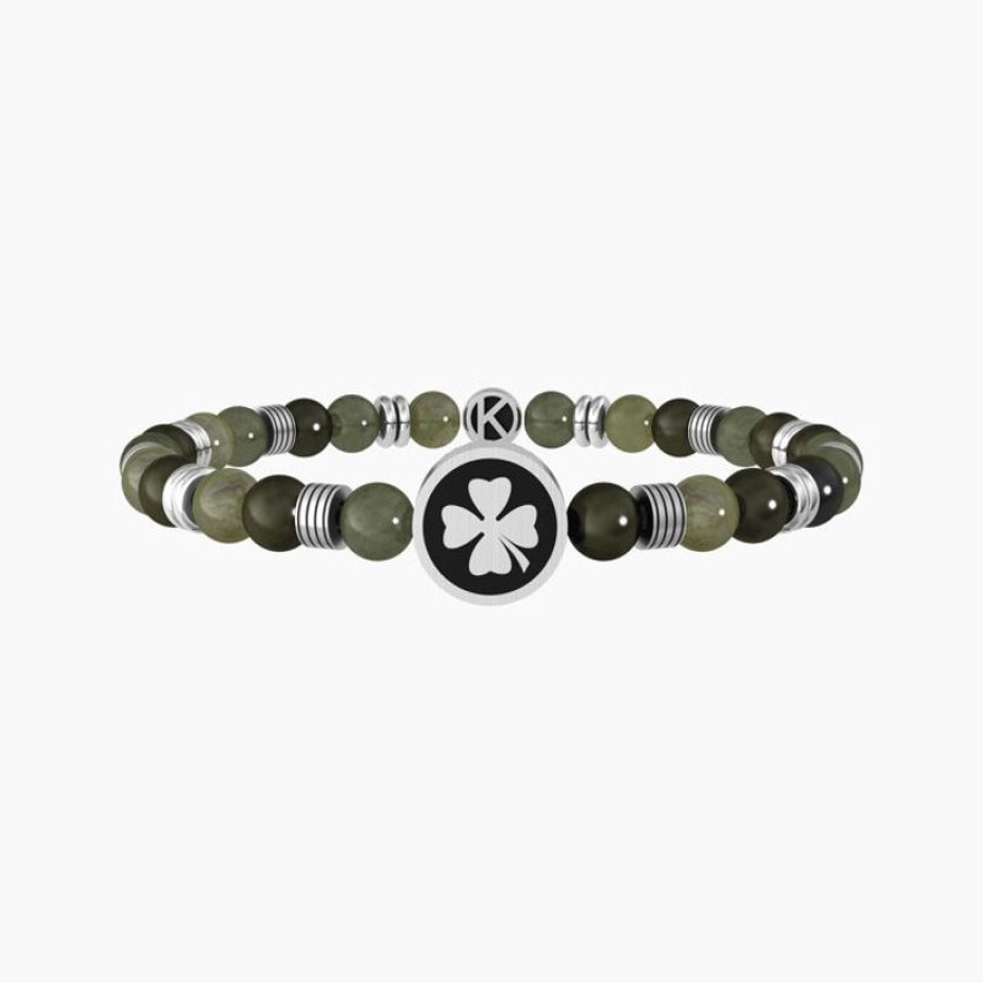 Kidult Bracciale Quadrifoglio Uomo Gioielli Kidult Nature