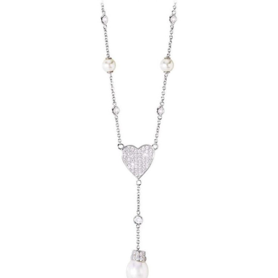 2Jewels Girocollo Donna Cuore Con Perle Gioielli 2Jewels