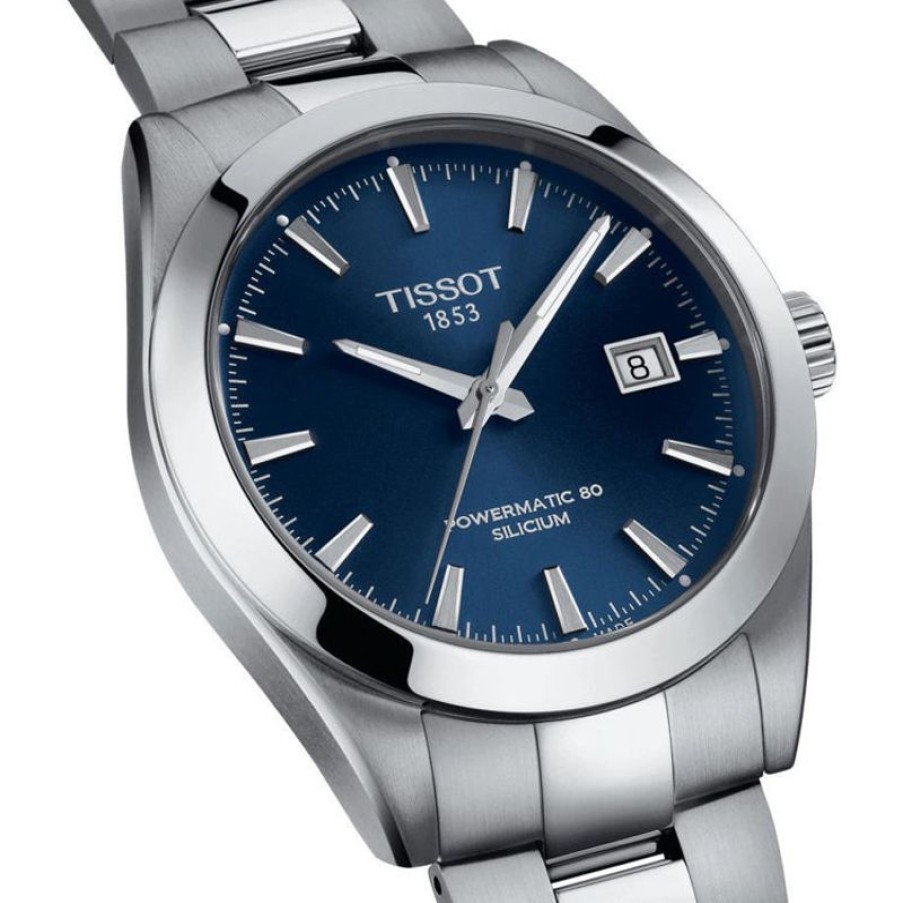 Tissot Orologio Automatico Tissot Gentleman Powermatic 80 Silicium