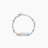 Mabina Bracciale Bambina Personalizzabile Con Arcobaleno Gioielli Mabina