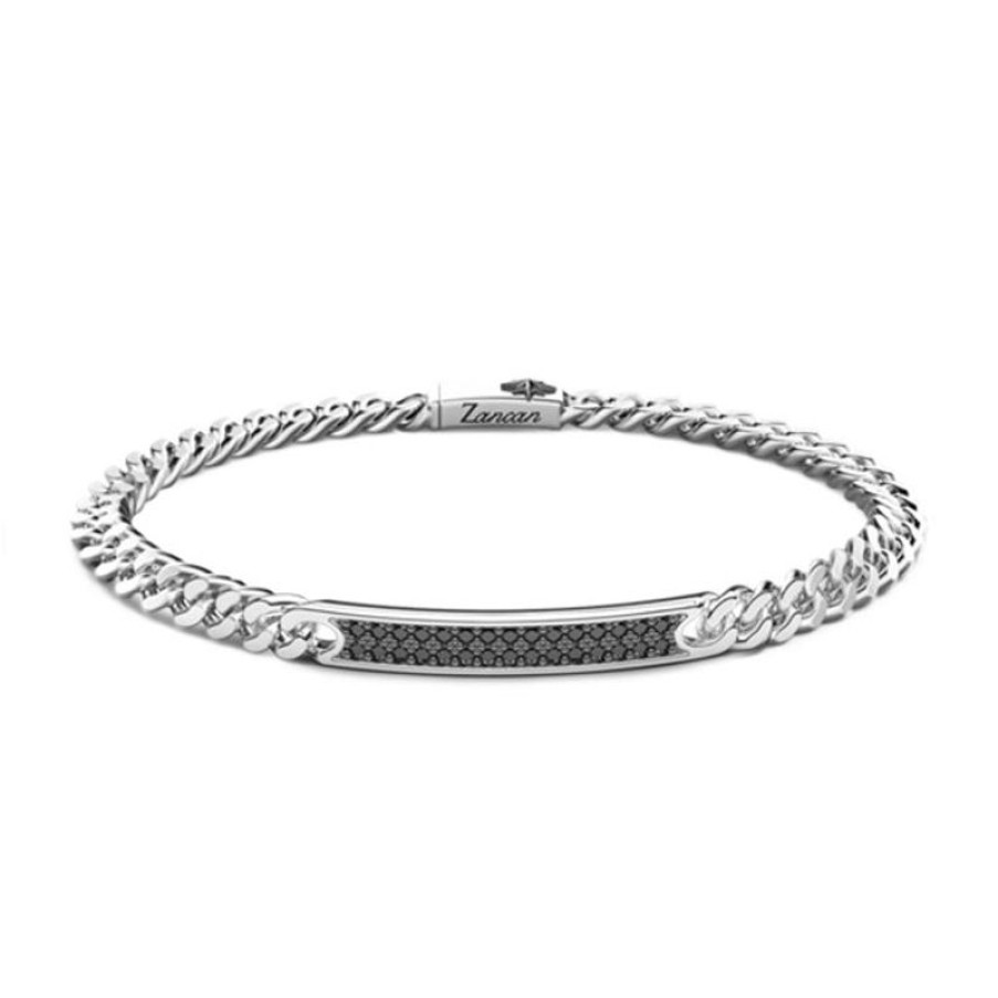 Zancan Bracciale Uomo In Argento Gioielli Zancan