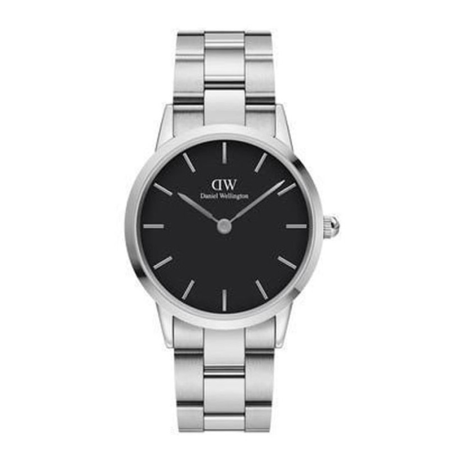 Daniel Wellington Orologio Daniel Wellington Iconic Link Black Silver 36 Mm