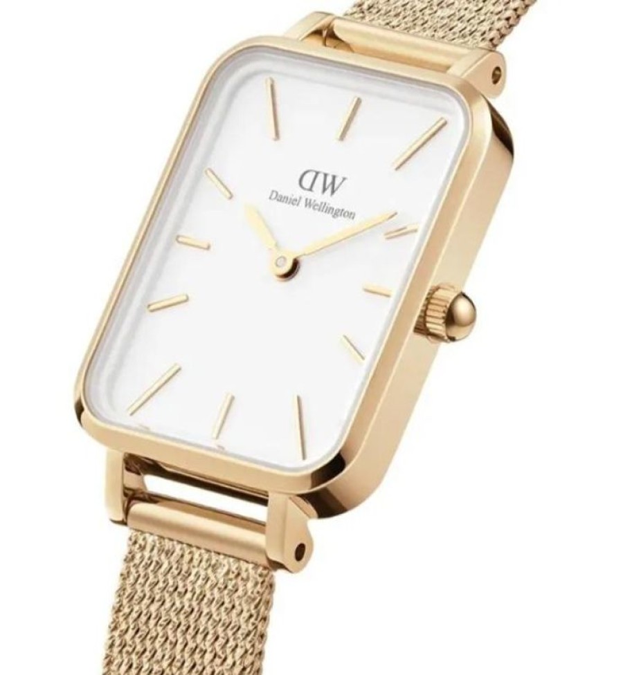 Daniel Wellington Orologio Donna Daniel Wellington Quadro Pressed Evergold