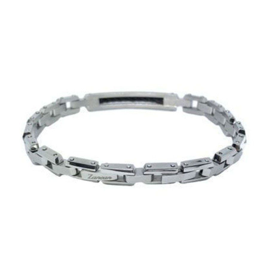 Zancan Bracciale Uomo Zancan Hi-Teck In Acciaio 316L