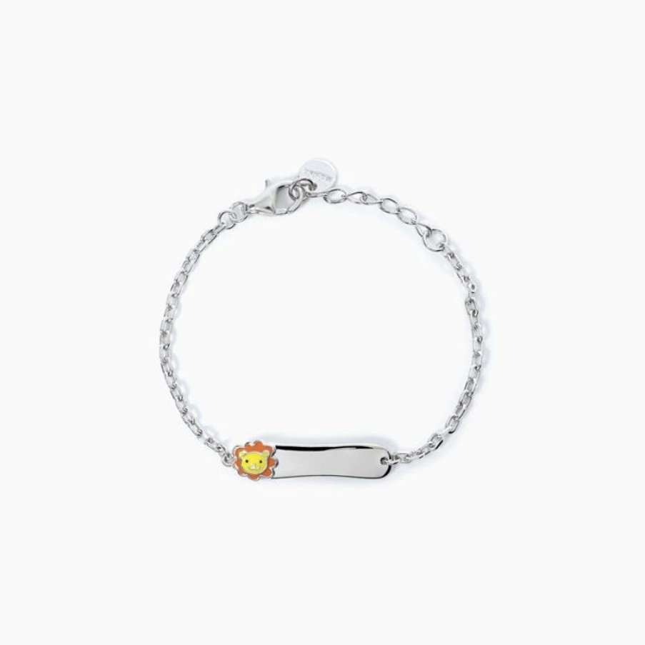 Mabina Bracciale Neonato Personalizzabile Leone Gioielli Mabina