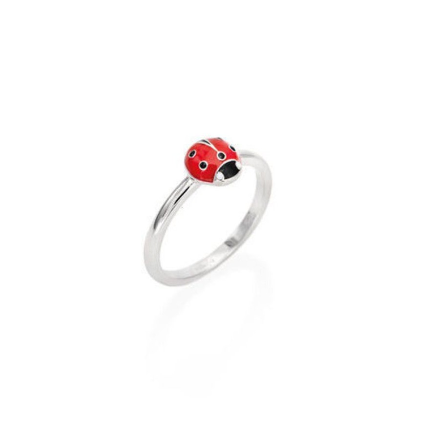 Amen Anello Coccinella In Argento Gioielli Amen