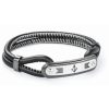 Brosway Bracciale Uomo In Acciaio E Pelle Gioielli Brosway Marine