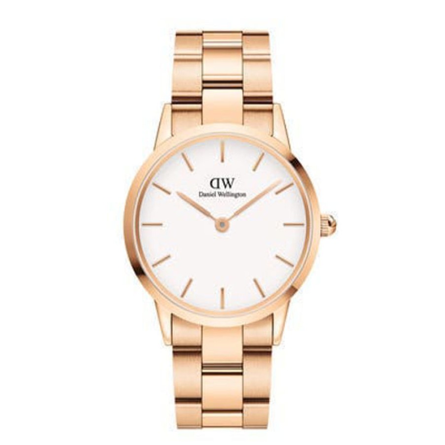 Daniel Wellington Orologio Daniel Wellington Iconic Link White Rose Gold 36 Mm