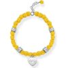 Ops Objects Bracciale Donna Ops Objects Giallo Con Ciondolo Cuore