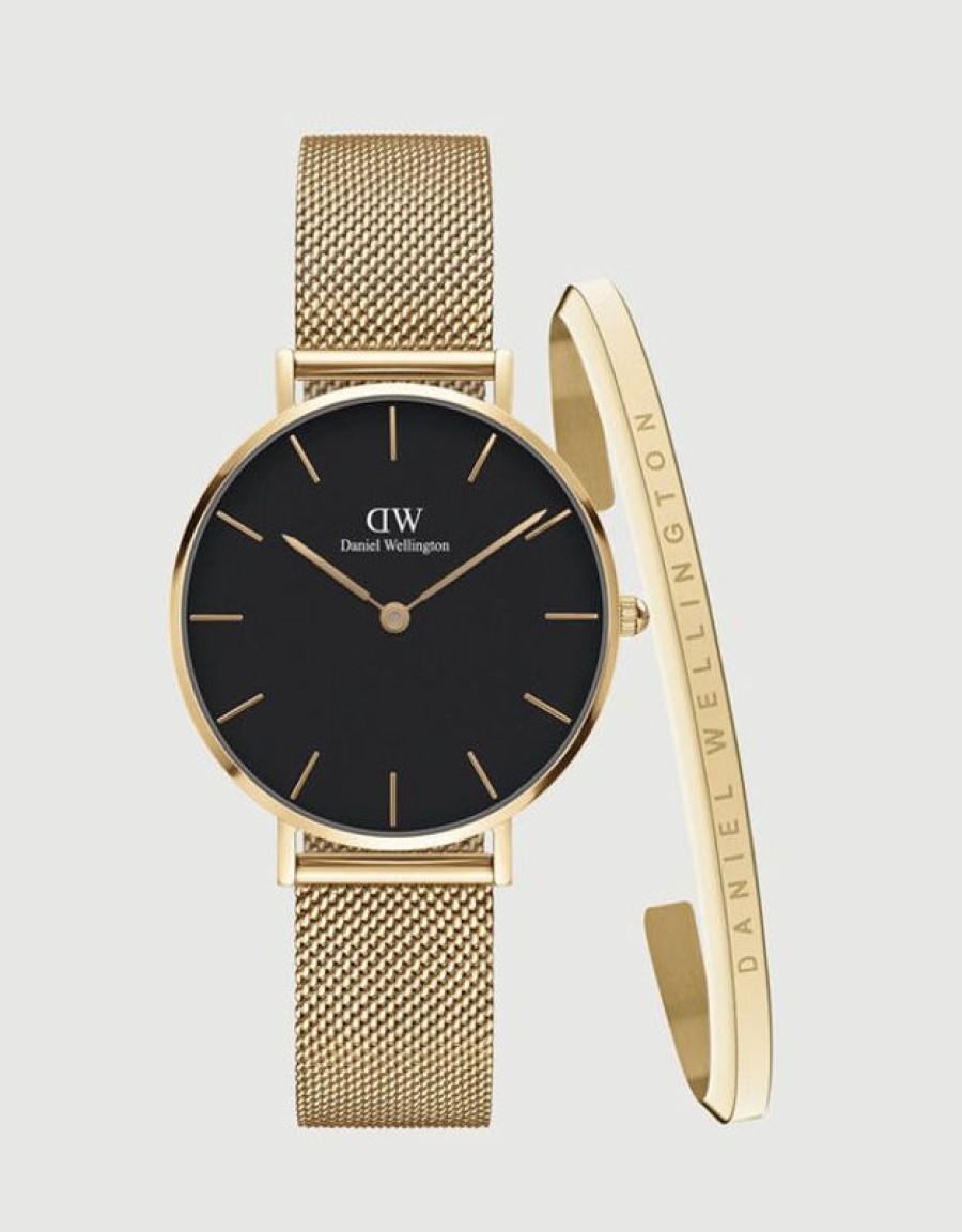 Daniel Wellington Orologio Daniel Wellington Petite Evergold Gold Black 32 Mm| Dw00100347