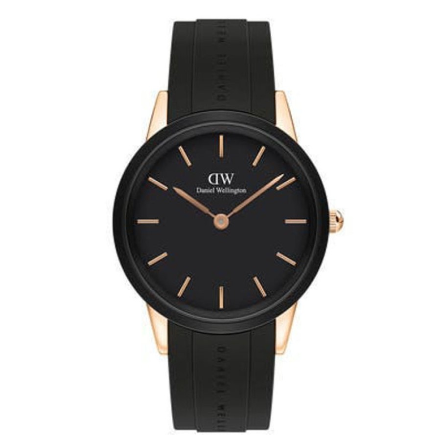 Daniel Wellington Orologio Daniel Wellington Iconic Motion 40 Rose Gold Black