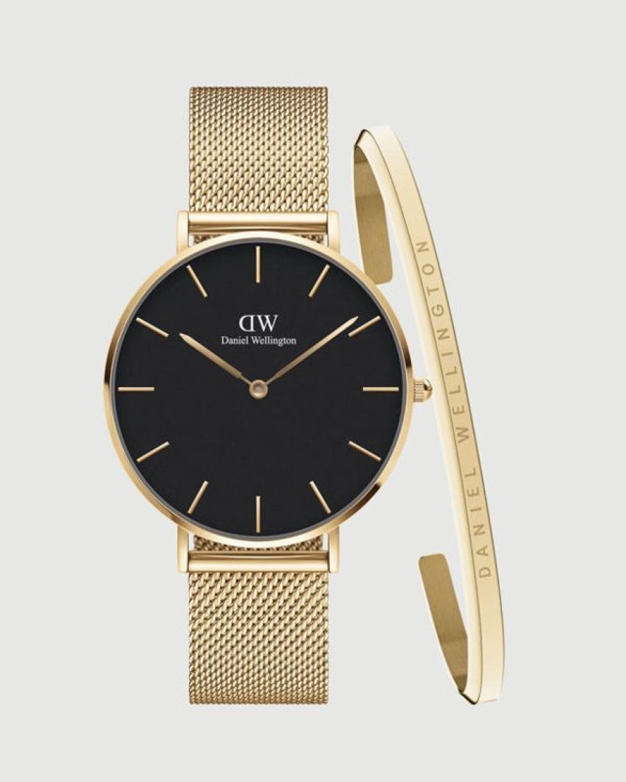 Daniel Wellington Orologio Daniel Wellington Petite Evergold Gold Black 36 Mm