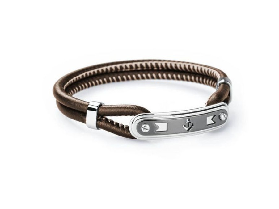 Brosway Bracciale Uomo Brosway Marine In Pelle