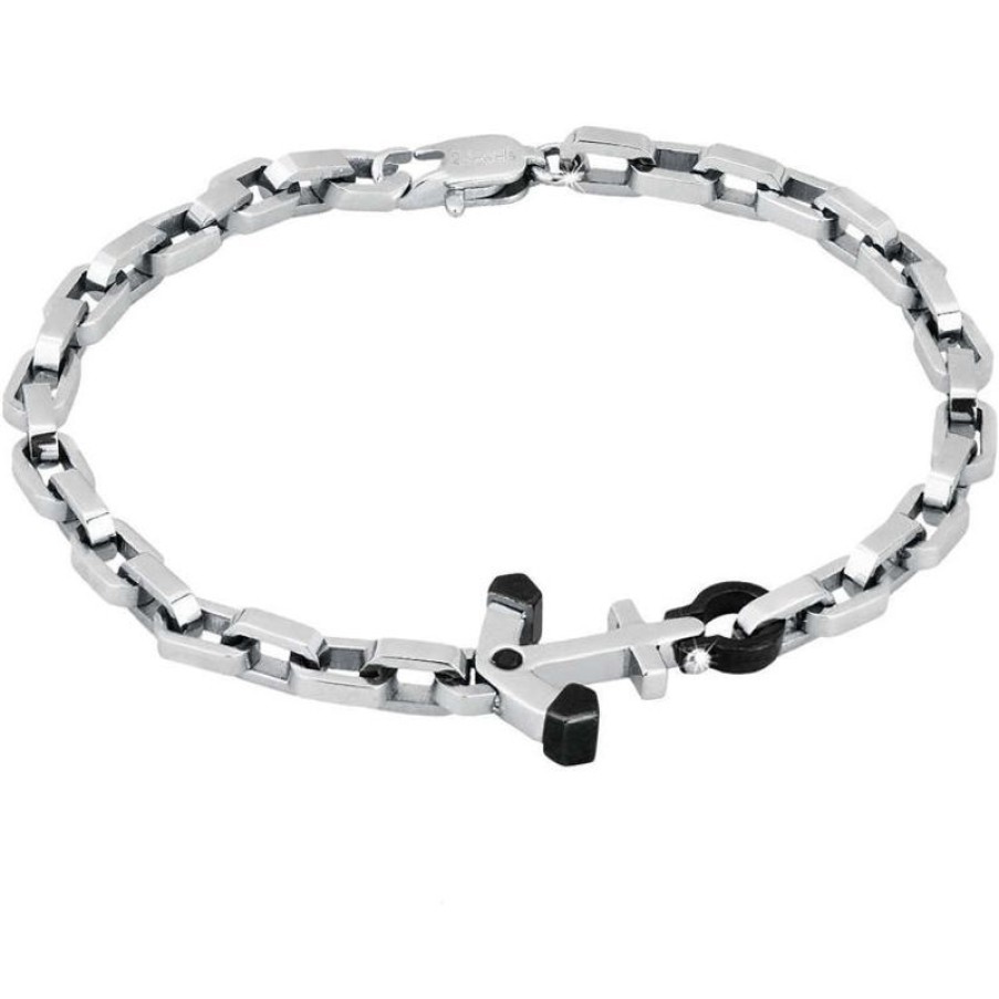 2Jewels Bracciale Uomo Con Ancora 2Jewels Navy