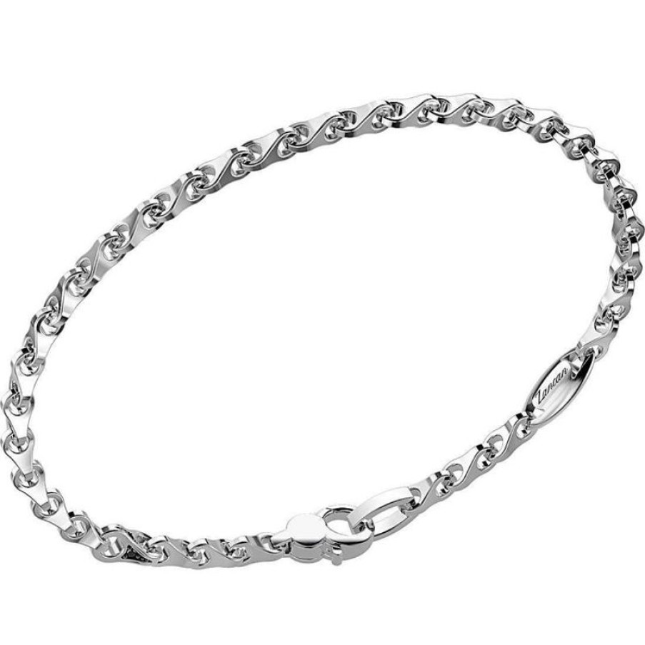 Zancan Bracciale Uomo In Argento Gioielli Zancan Insignia 925