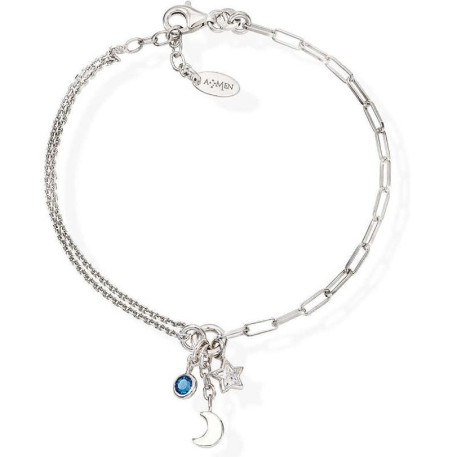 Amen Bracciale Donna In Argento Gioielli Amen Romance