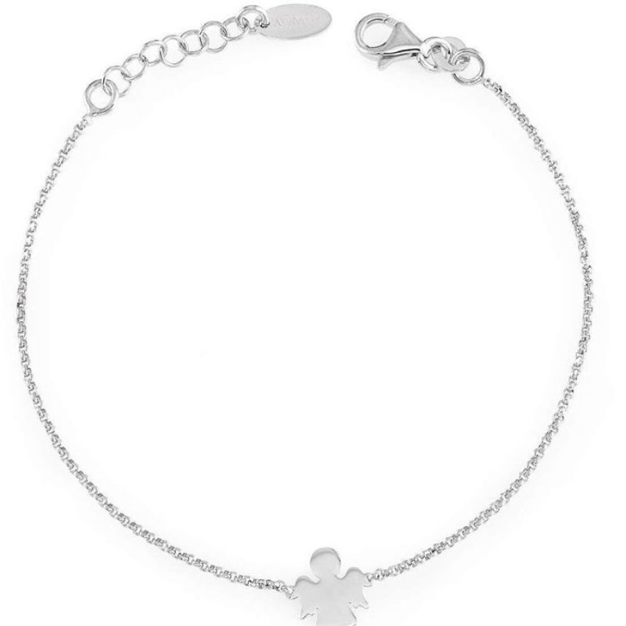 Amen Bracciale Donna Gioielli Amen Con Charm Angelo