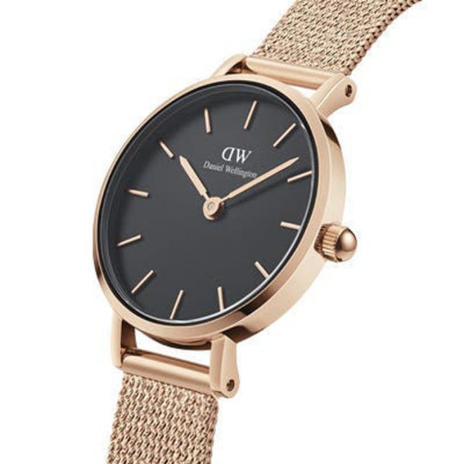 Daniel Wellington Orologio Daniel Wellington Petite Pressed Merlose 24 Black