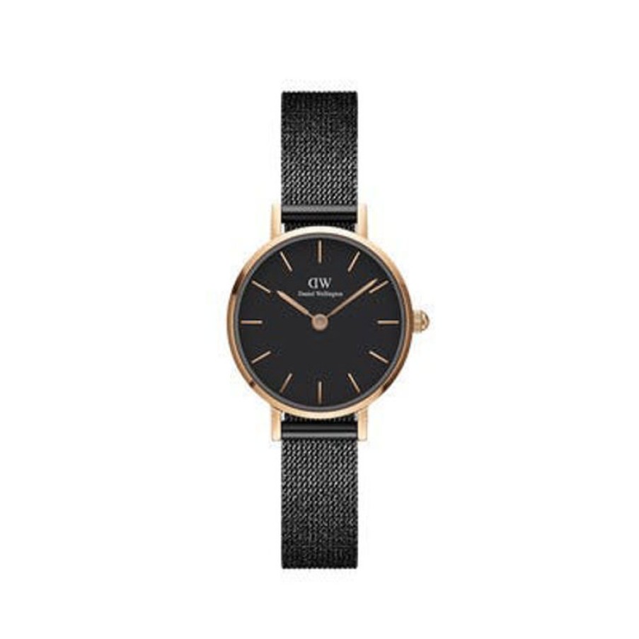 Daniel Wellington Orologio Daniel Wellington Petite Pressed Ashfield 24 Rose Gold Black