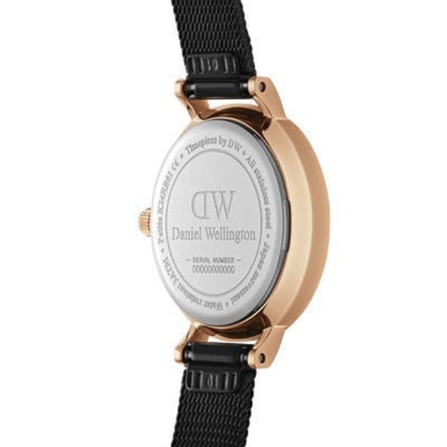 Daniel Wellington Orologio Daniel Wellington Petite Pressed Ashfield 24 Rose Gold Black