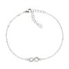 Amen Bracciale Donna Infinito Con Zirconi Bianchi Gioielli Amen