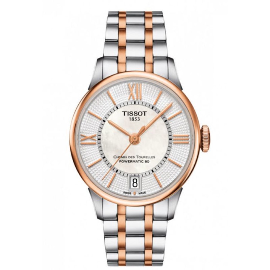 Tissot Orologio Automatico Donna Tissot Chemin Des Tourelles Powermatic 80