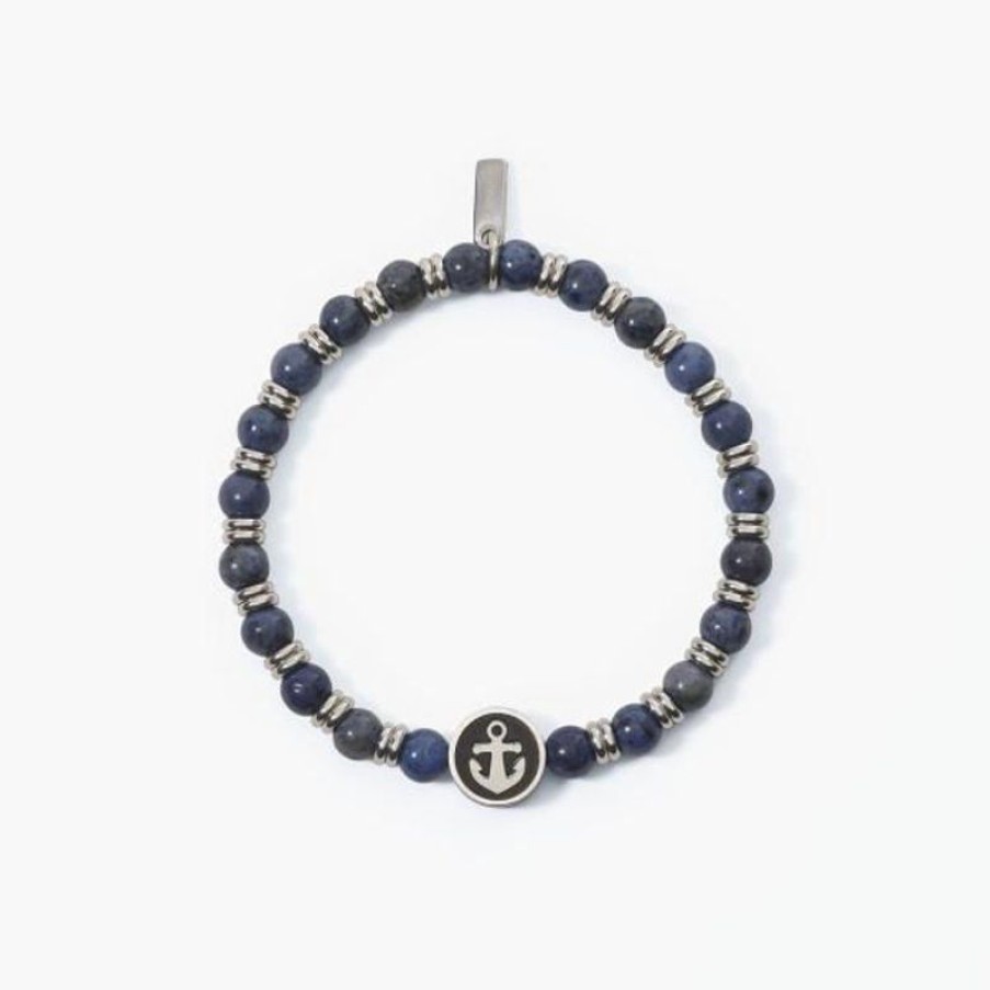 2Jewels Bracciale Dumortierite E Acciaio Gioielli 2Jewels