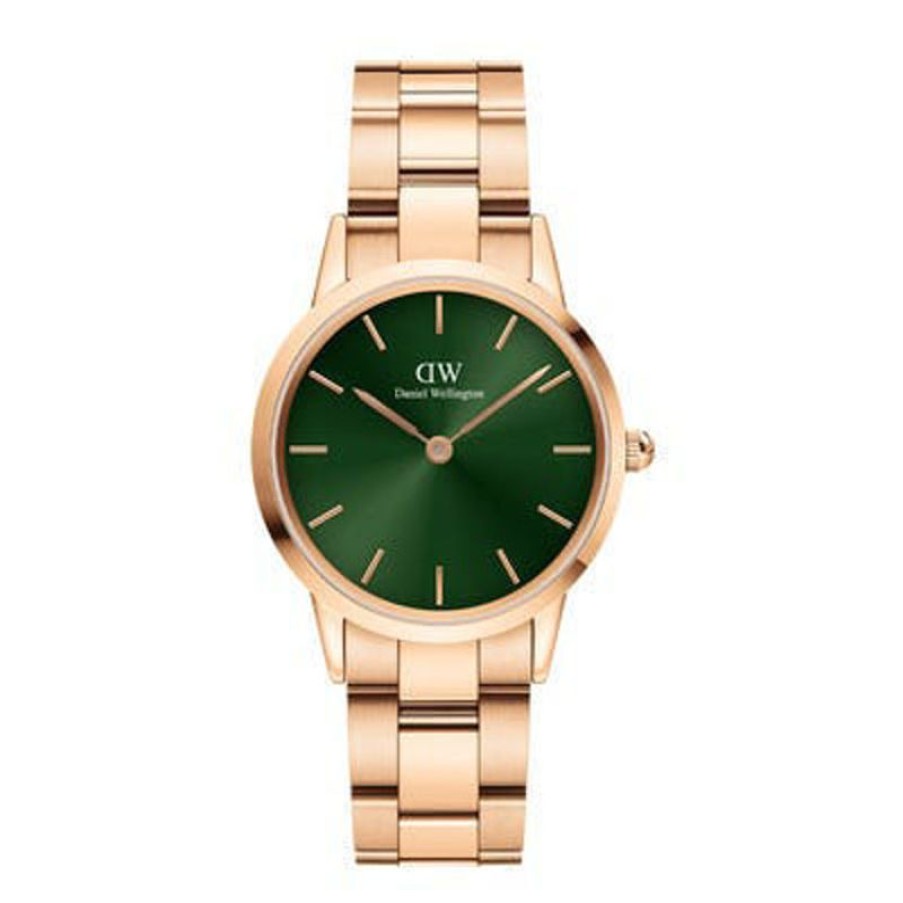 Daniel Wellington Orologio Daniel Wellington Iconic Link Emerald 32 Rose Gold Green