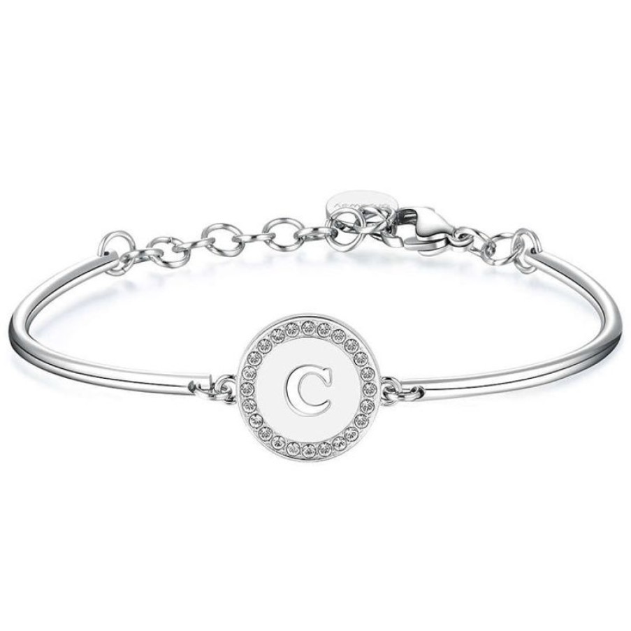 Brosway Bracciale Brosway Chakra Iniziale C: Equilibrio, Intuizione ,Creativita| Bhk126