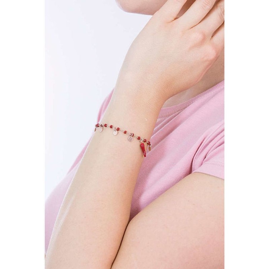 Amen Bracciale In Argento Con Cornetto Gioielli Amen Fortuna