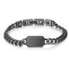 Brosway Bracciale Uomo Con Piastrina Gioielli Brosway Ink