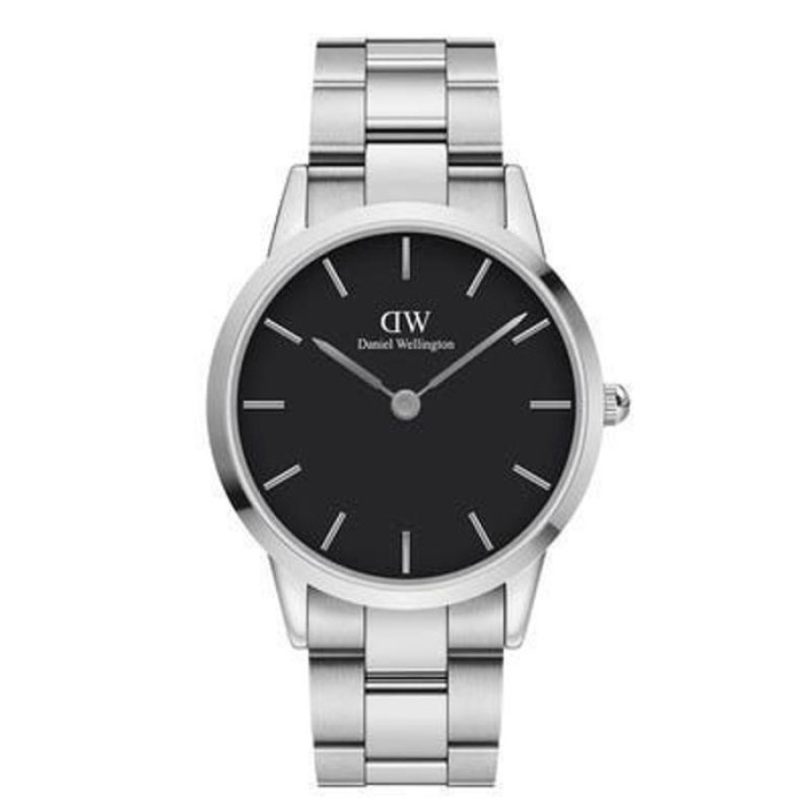 Daniel Wellington Orologio Daniel Wellington Iconic Link Black Silver 40 Mm