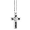 Zancan Collana Uomo Croce In Argento Gioielli Zancan Insignia 925