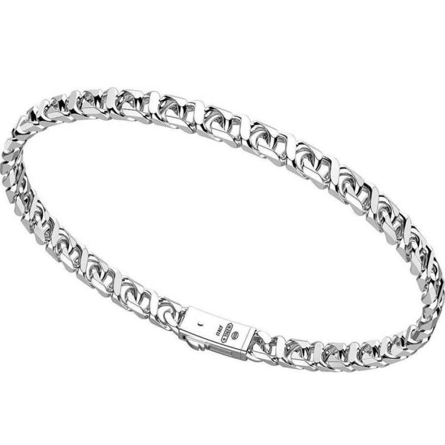 Zancan Bracciale A Catena In Argento Gioielli Zancan Alpha