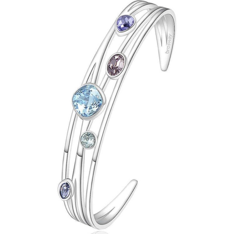 Brosway Bracciale Rigido Con Cristalli Swarovski Gioielli Brosway Destiny