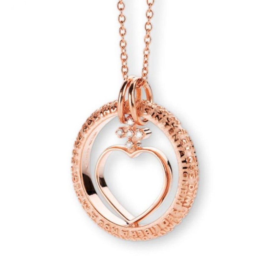 Tuum Collana Donna Tuum Cor In Argento Rosato