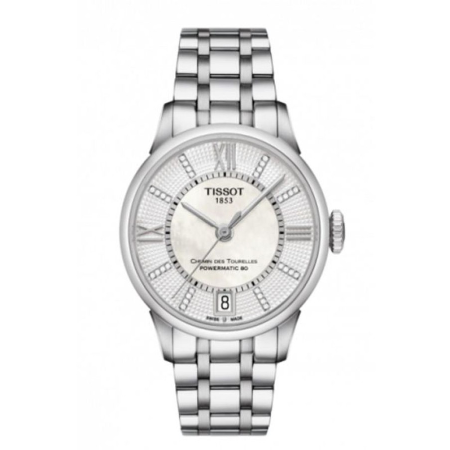 Tissot Orologio Automatico Donna Tissot Chemin Des Tourelles Powermatic 80