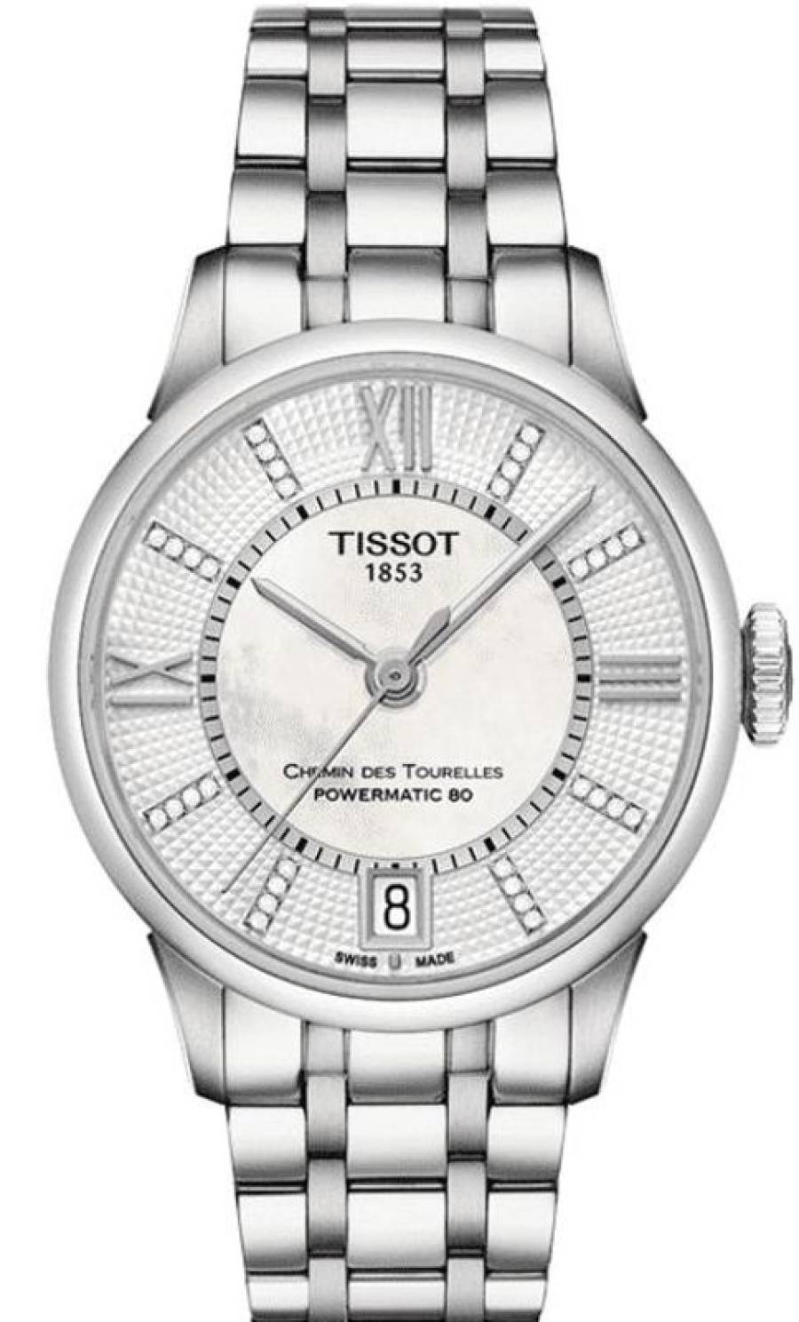 Tissot Orologio Automatico Donna Tissot Chemin Des Tourelles Powermatic 80