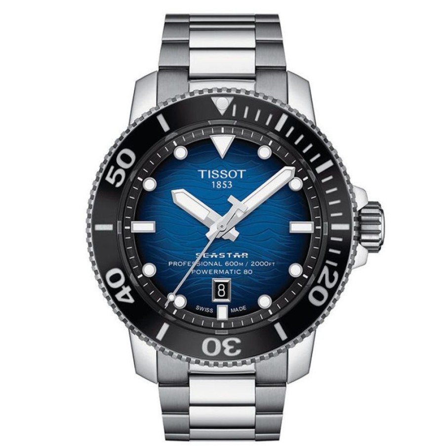 Tissot Orologio Automatico Uomo Tissot Seastar 2000 Professional Powermatic 80