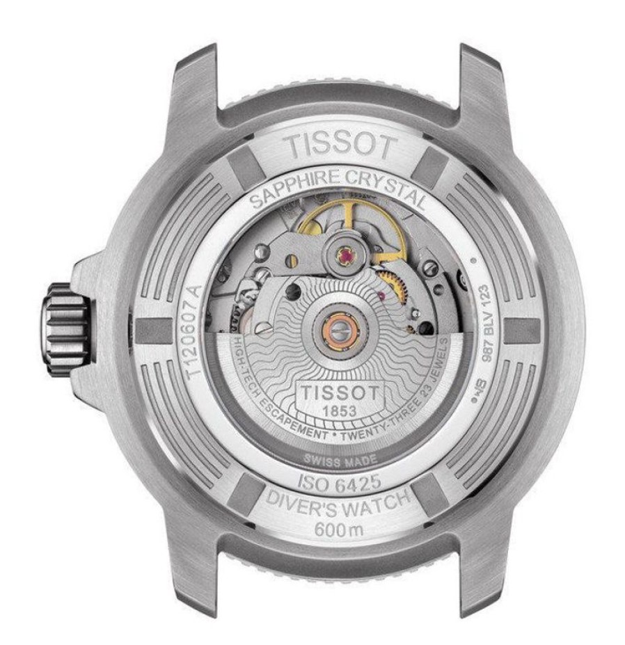 Tissot Orologio Automatico Uomo Tissot Seastar 2000 Professional Powermatic 80