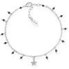 Amen Bracciale In Argento Con Stella Gioielli Amen Romance